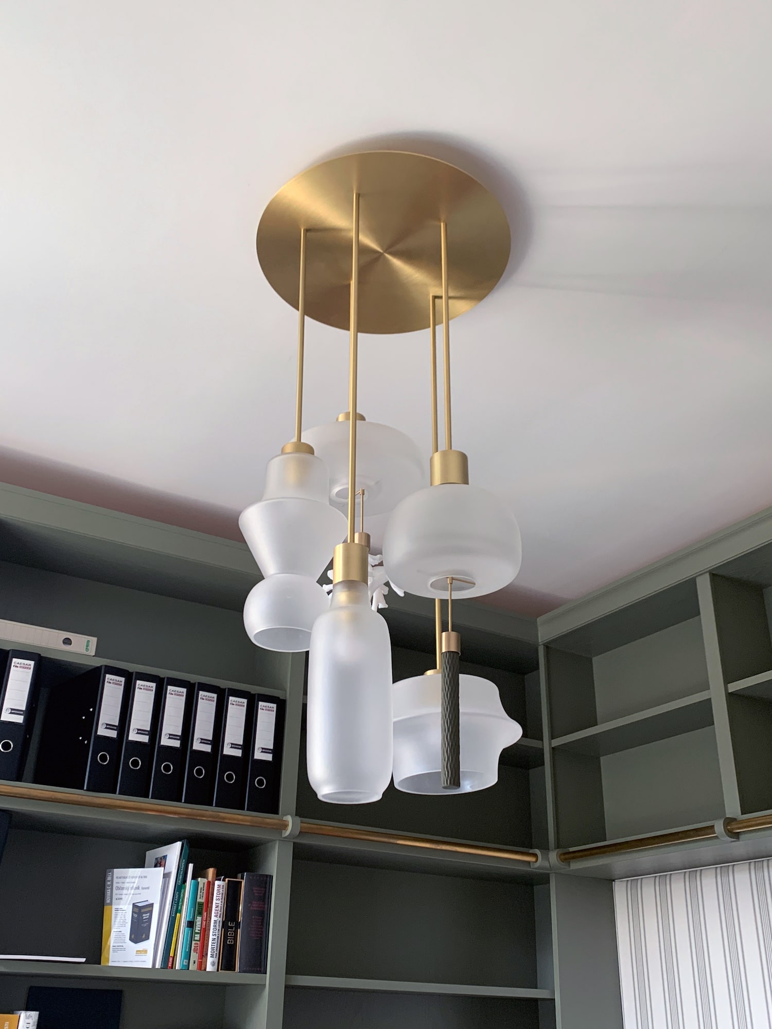Helena Chandelier in Private Residence in Interior Rony Plesl