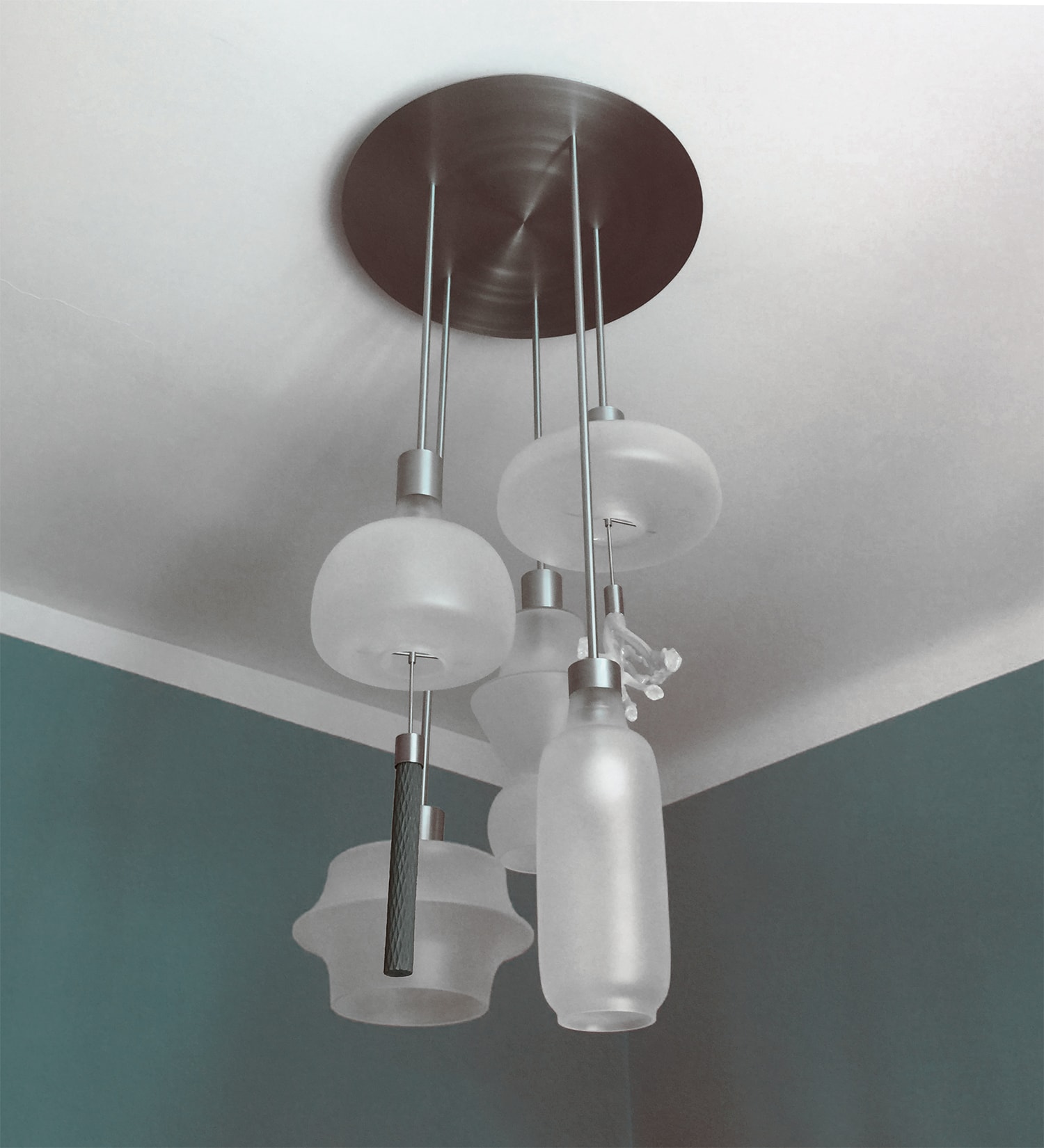 helena lighting object chandelier site specific residence prague jiri krejcirik rony plesl studio 2