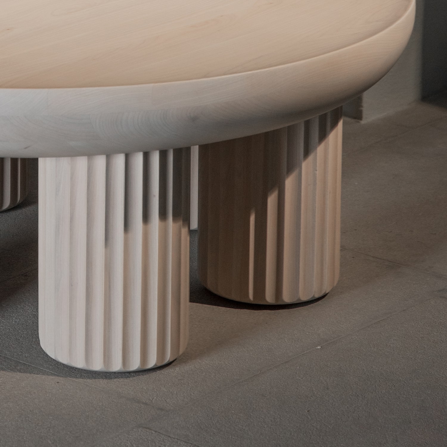 Odyssey and Kalokagathos Coffee Tables in Veltrusy Mansion from the Eclecticism Collection Detail of Leg