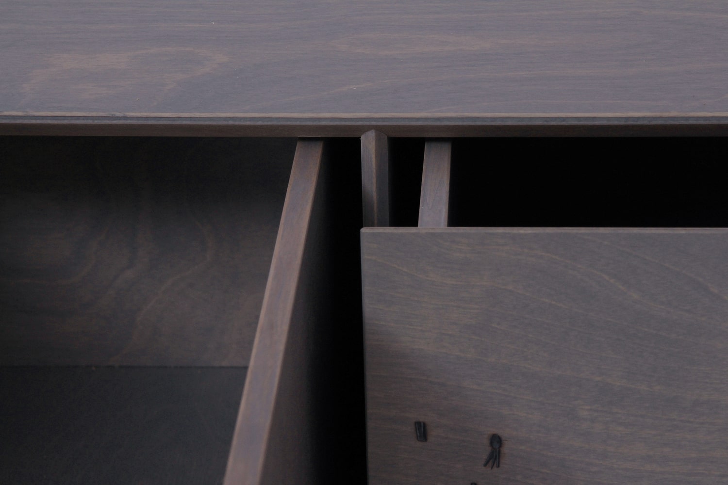 Detailed View of Cabinets from the Shelving Unit by Jiri Krejcirik for the Nouveau Collection